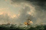 English Ships Running before a Gale